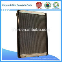 Radiador de cobre para camión D407 para Liuzhou Lngka